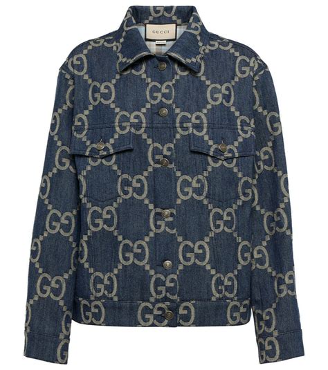 gucci denim jacket celebrities|Gucci jean jacket women.